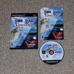 Mark Davis Pro Bass Challenge PlayStation 2 PS2 Complete Natsume Fishing